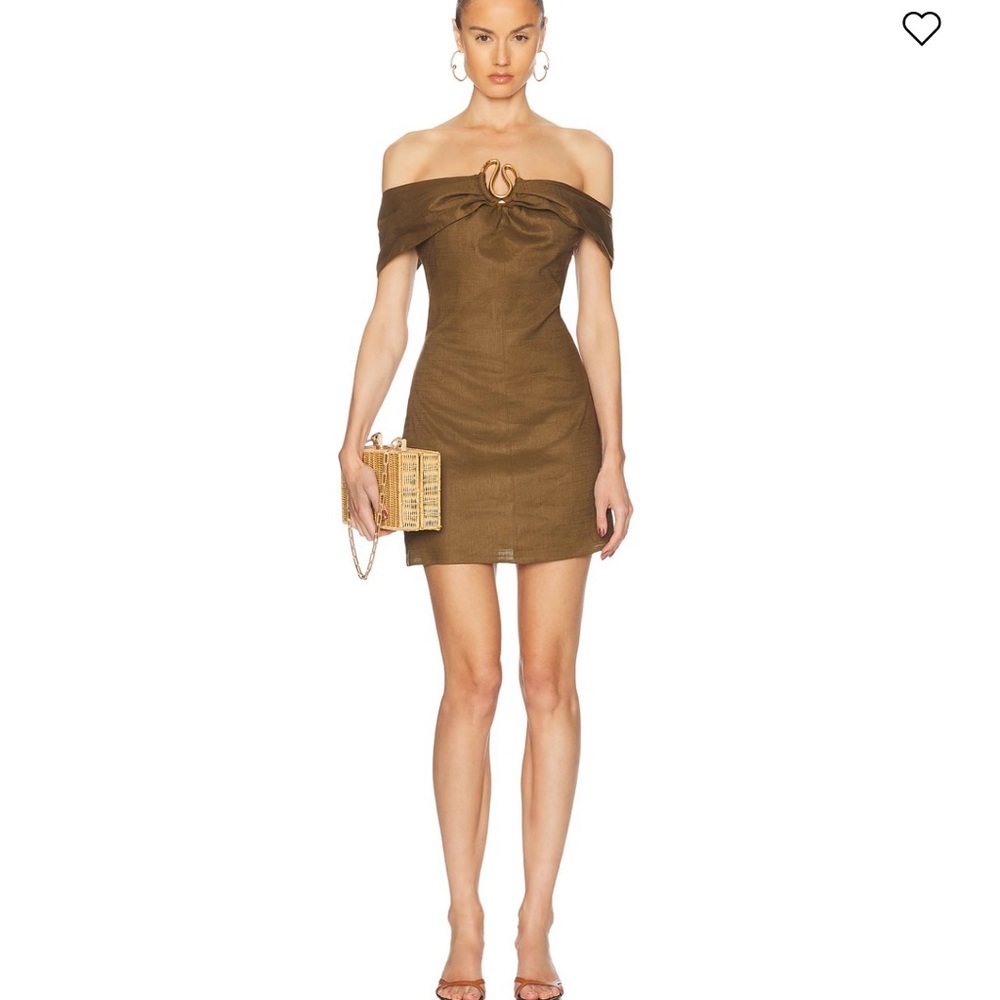 Cult Gaia Sawyer Off-Shoulder Mini Dress